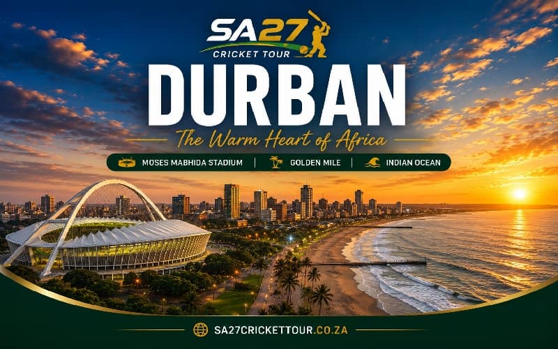Durban cricket World Cup 2027 β SA27 Cricket Tour